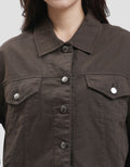 Nevada Boxy Color Jaket Jeans Wanita