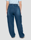 Nevada Barrel Cargo Pocket Celana Denim Anak Perempuan