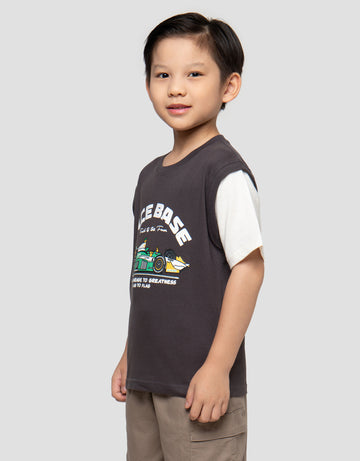 LITTLE M RIB RACE BASE KAOS OVERSIZE ANAK LAKI-LAKI