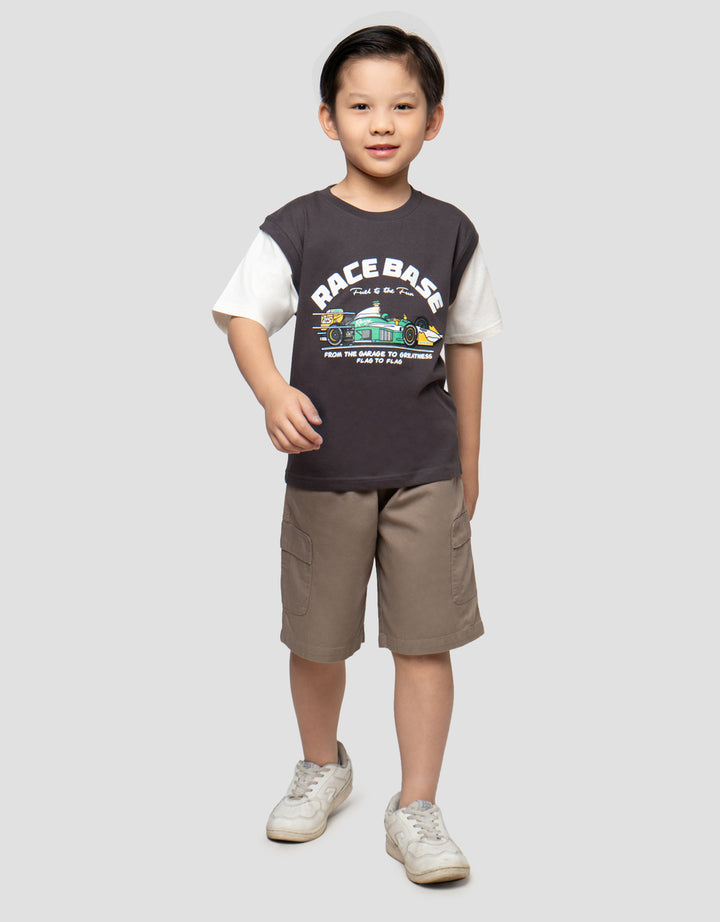 LITTLE M RIB RACE BASE KAOS OVERSIZE ANAK LAKI-LAKI