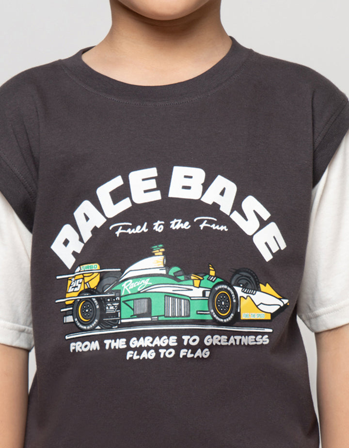 LITTLE M RIB RACE BASE KAOS OVERSIZE ANAK LAKI-LAKI
