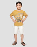 Little M Speed Demon Print Kaos Oversize Anak Laki-laki