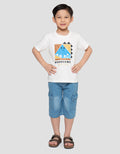 Little M Print Roar Some Jurassii Vibes Kaos Anak Laki-laki