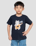 Little M Print Cool Bear Kaos Anak Laki-laki