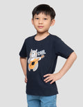 Little M Print Cool Bear Kaos Anak Laki-laki