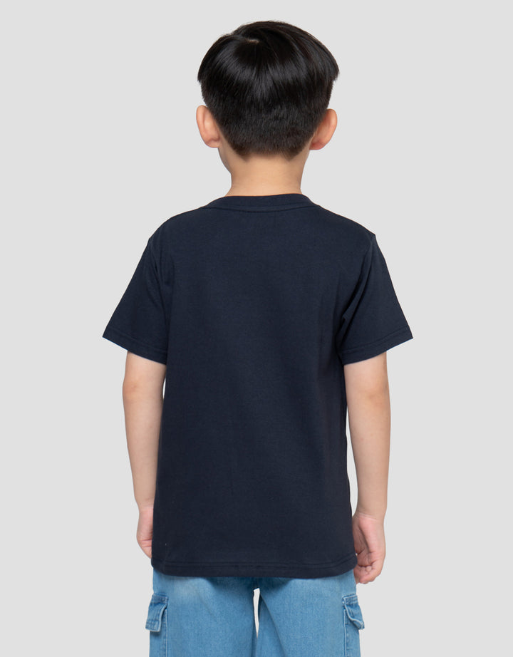 Little M Print Cool Bear Kaos Anak Laki-laki