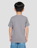 Little M Print Cute Dino Kaos Anak Laki-laki