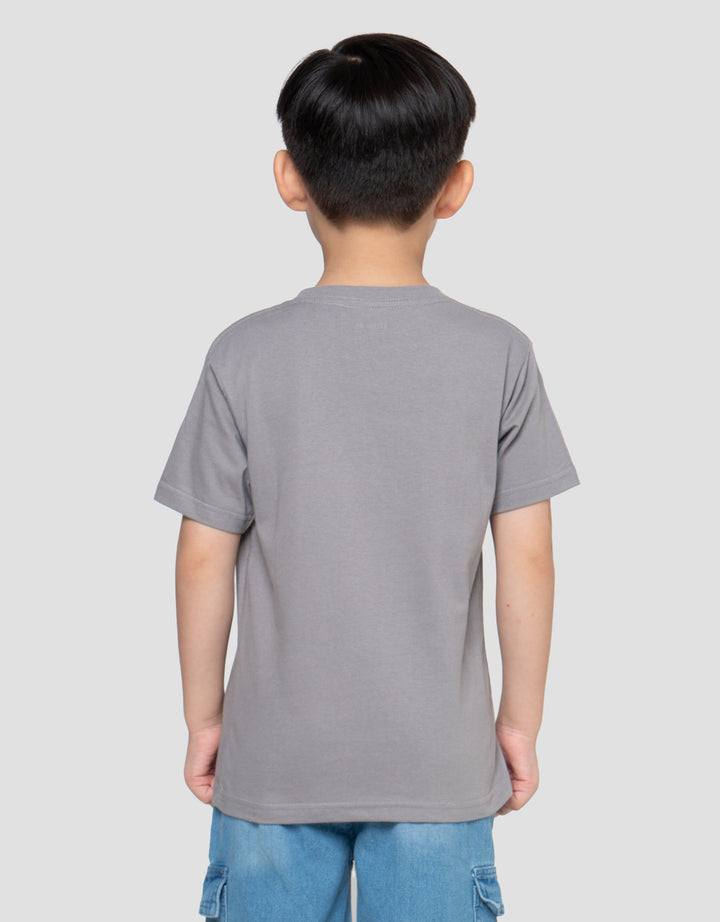 Little M Print Cute Dino Kaos Anak Laki-laki