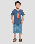 Little M Print Outdoor Nap Kaos Anak Laki-laki