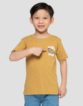 Little M Print Dino Roar Kaos Anak Laki-laki