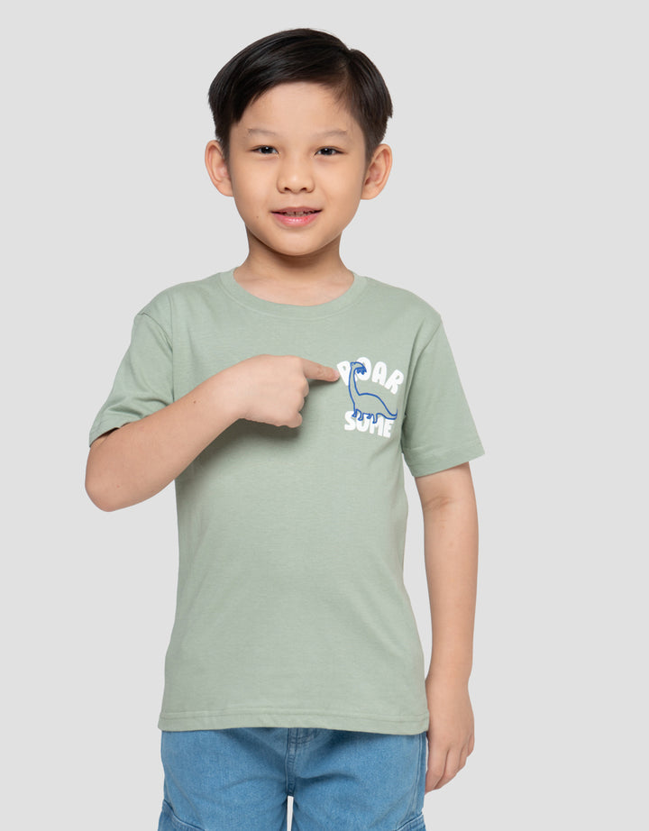 Little M Print Roar Some Kaos Anak Laki-laki