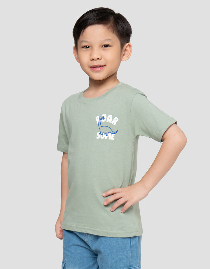 Little M Print Roar Some Kaos Anak Laki-laki