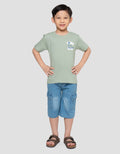 Little M Print Roar Some Kaos Anak Laki-laki