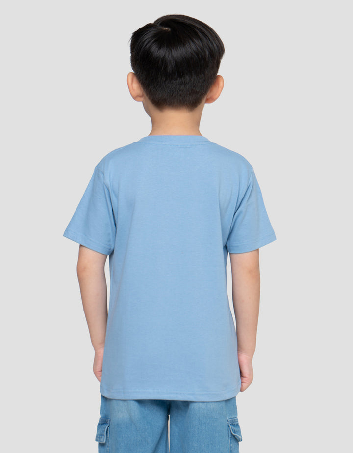 Little M Print Cool Dino Kaos Anak Laki-laki
