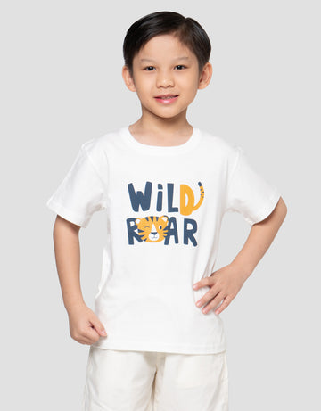 LITTLE M WILD ROAR PRINT KAOS ANAK LAKI-LAKI