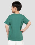 Little M Rawrr Dino Print Kaos Anak Laki-laki