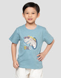 Little M Roar Cool Dino Print Kaos Anak Laki-laki