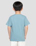 Little M Roar Cool Dino Print Kaos Anak Laki-laki