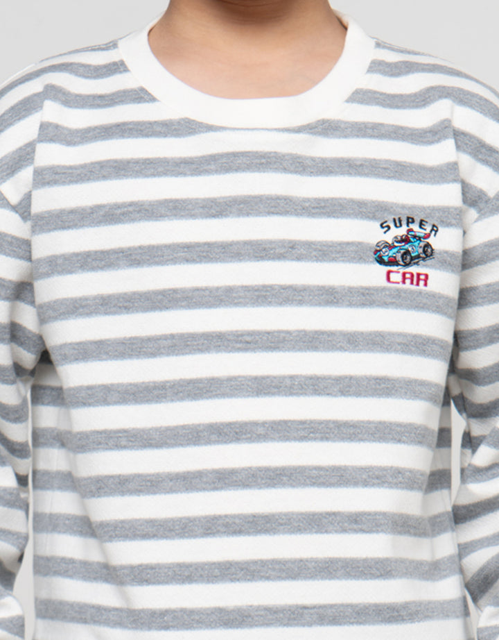 Little M Tex Car Sweater Oversize Anak Laki-laki