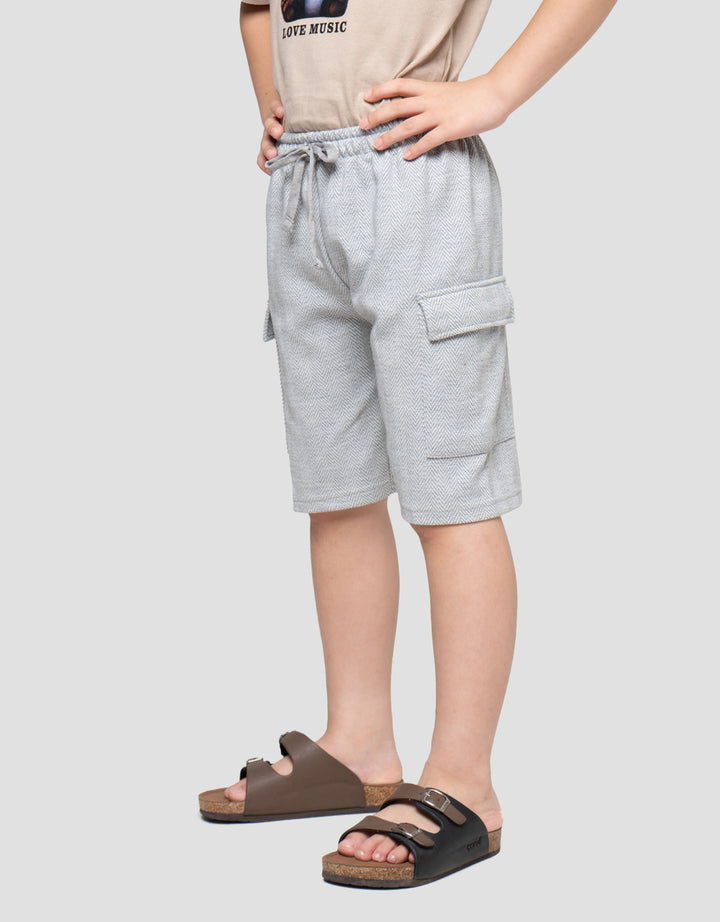 Little M Tex Kantung Cargo Celana Pendek Anak Laki-laki