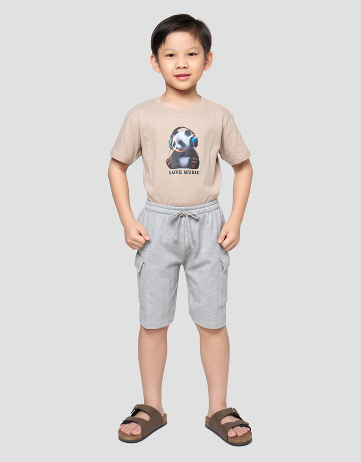 Little M Tex Kantung Cargo Celana Pendek Anak Laki-laki