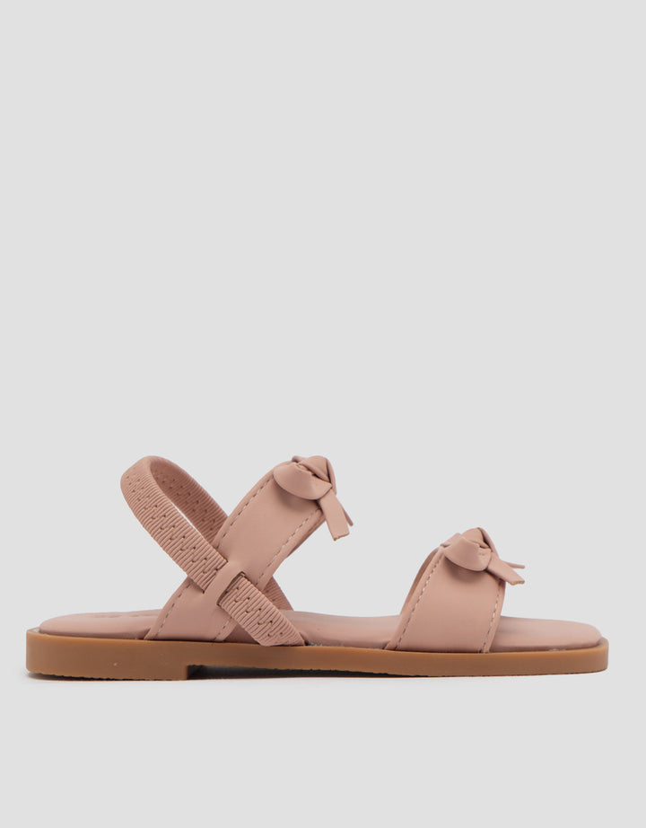 LITTLE M BOW DOUBLE SLINGBACK SANDAL KD2BOW ANAK PEREMPUAN