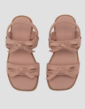 LITTLE M BOW DOUBLE SLINGBACK SANDAL KD2BOW ANAK PEREMPUAN