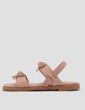 LITTLE M BOW DOUBLE SLINGBACK SANDAL KD2BOW ANAK PEREMPUAN