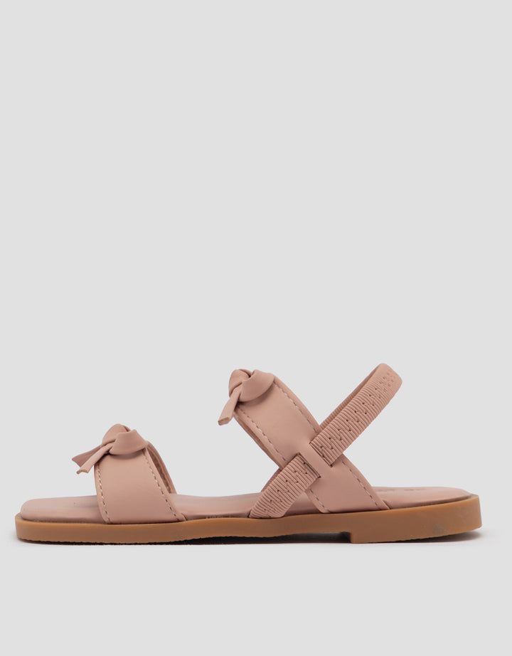 LITTLE M BOW DOUBLE SLINGBACK SANDAL KD2BOW ANAK PEREMPUAN