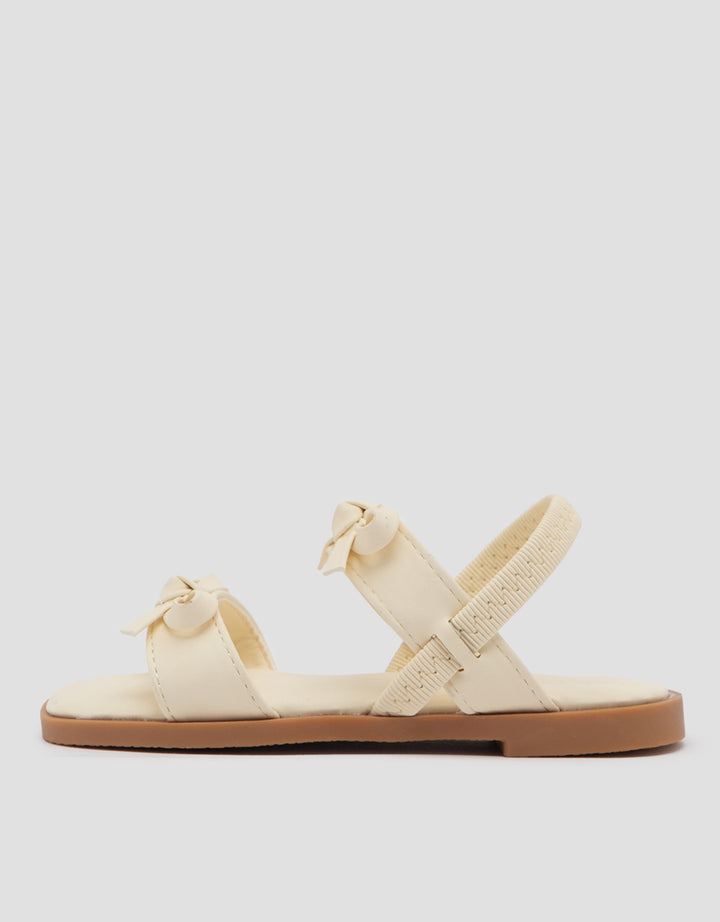 LITTLE M BOW DOUBLE SLINGBACK SANDAL KD2BOW ANAK PEREMPUAN