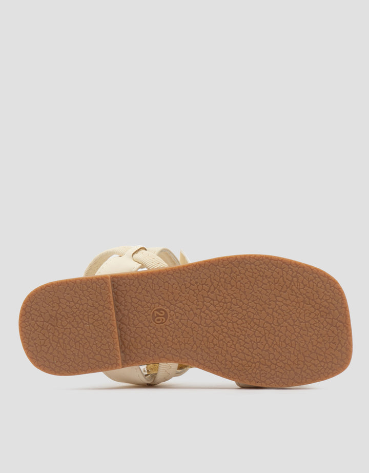 LITTLE M BOW DOUBLE SLINGBACK SANDAL KD2BOW ANAK PEREMPUAN