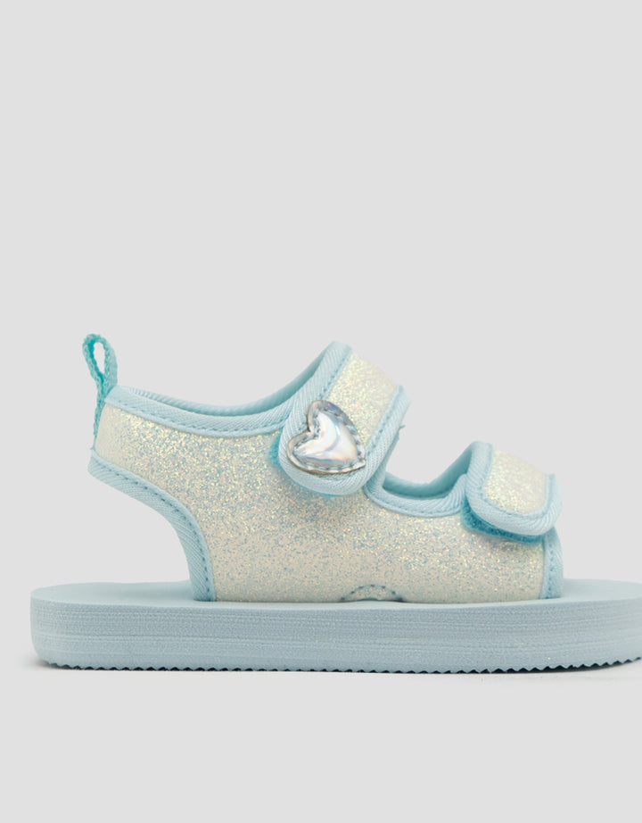 LITTLE M HEARTS STRAP SANDAL TDHEARTS ANAK PEREMPUAN