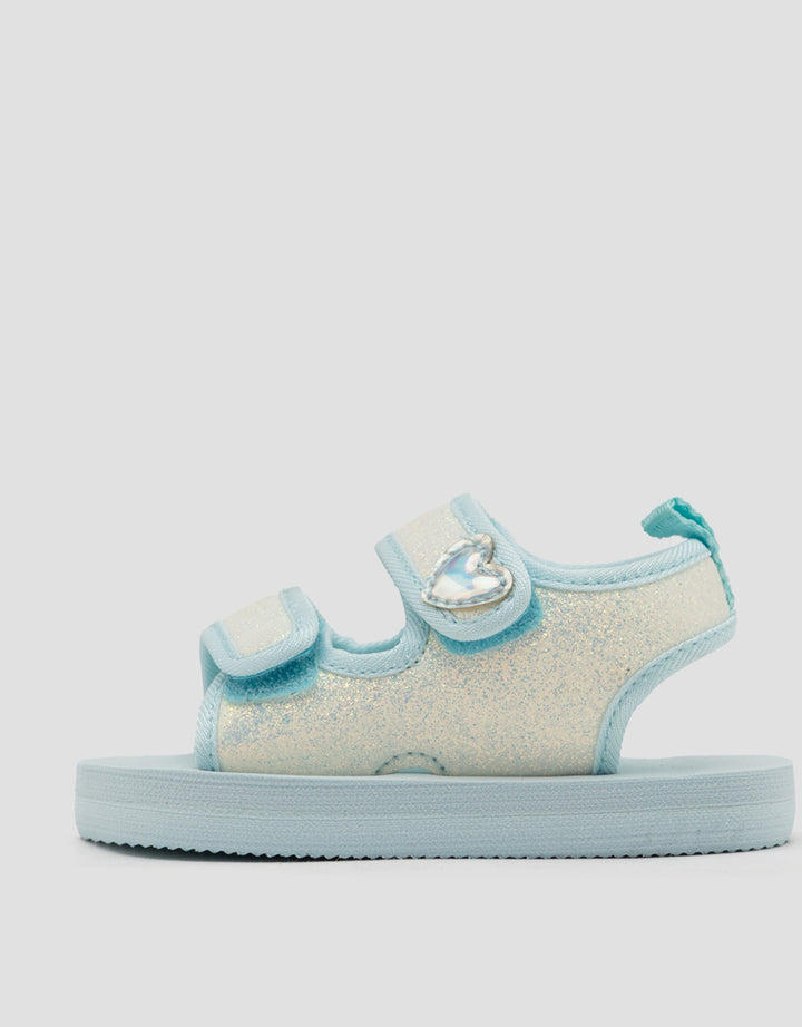 LITTLE M HEARTS STRAP SANDAL TDHEARTS ANAK PEREMPUAN