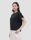 Connexion Roll Up Sleeve Kaos Wanita