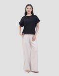 Connexion Roll Up Sleeve Kaos Wanita
