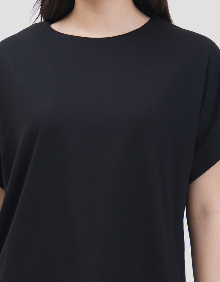 Connexion Roll Up Sleeve Kaos Wanita