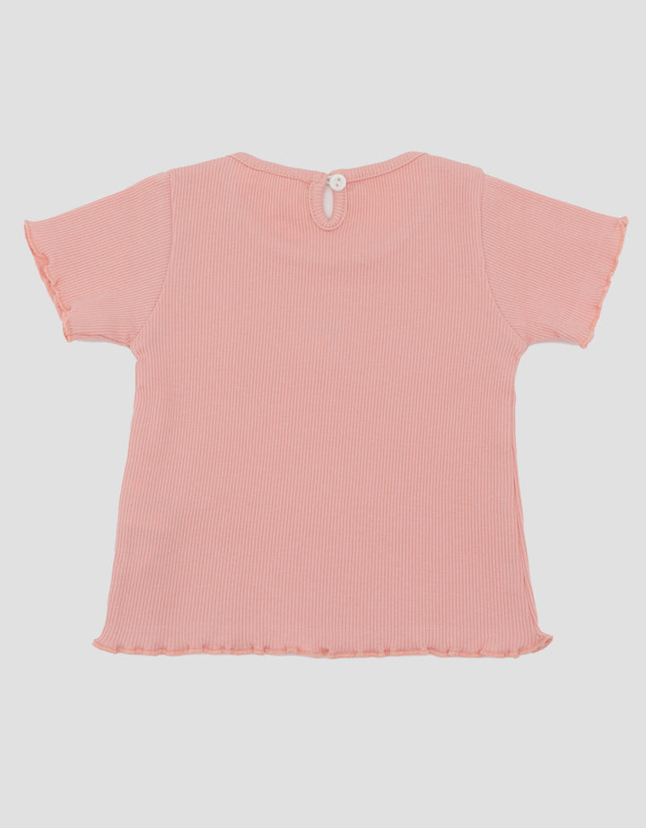 Little M Rib With Embro Cherry Kaos Bayi