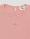 Little M Rib With Embro Cherry Kaos Bayi