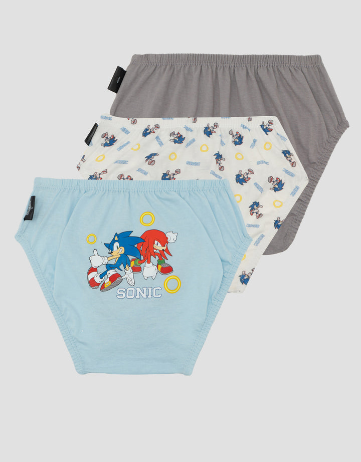 Character Sonics Print Celana Dalam Multipacks Anak Laki-Laki