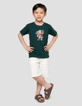 Little M Tiger Hip Hop Print Kaos Anak Laki-laki