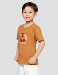 Little M Capibara Fun Day Print Kaos Anak Laki-laki