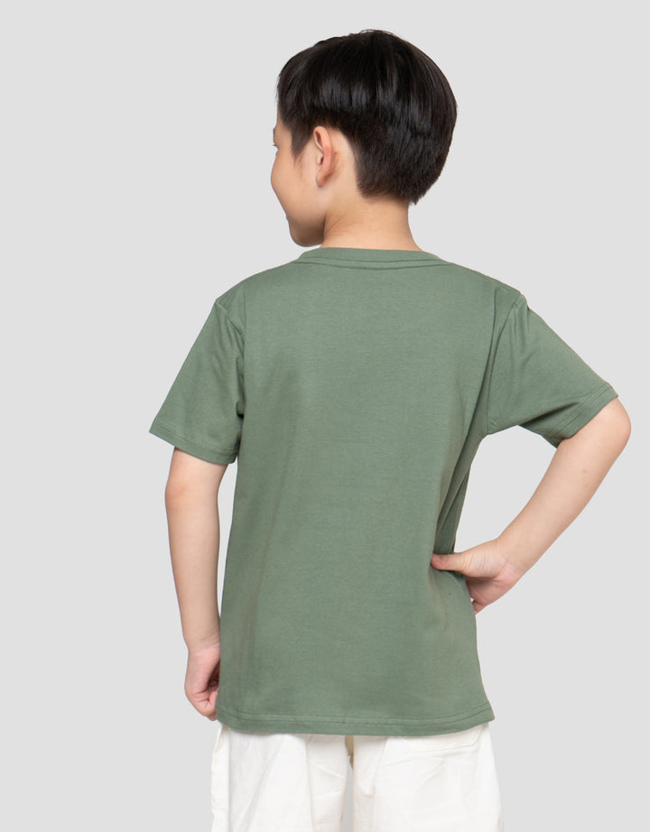 Little M Night City Brooklyn Print Kaos Anak Laki-laki