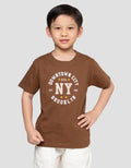 Little M Downtown City Ny Print Kaos Anak Laki-laki