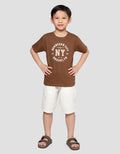 Little M Downtown City Ny Print Kaos Anak Laki-laki