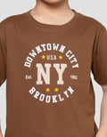 Little M Downtown City Ny Print Kaos Anak Laki-laki