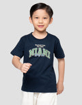 Little M Miami Spring Time Print Kaos Anak Laki-laki