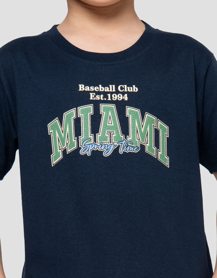 Little M Miami Spring Time Print Kaos Anak Laki-laki
