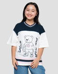 Nevada Bear Big Print Kaos Oversize Anak Perempuan