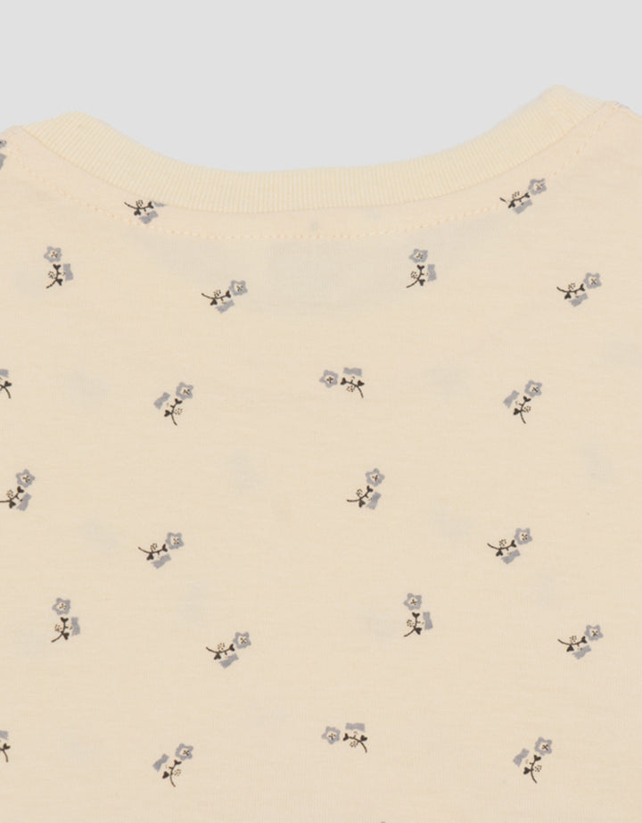 Little M Jersey Fullprint Bunga Dress Bayi