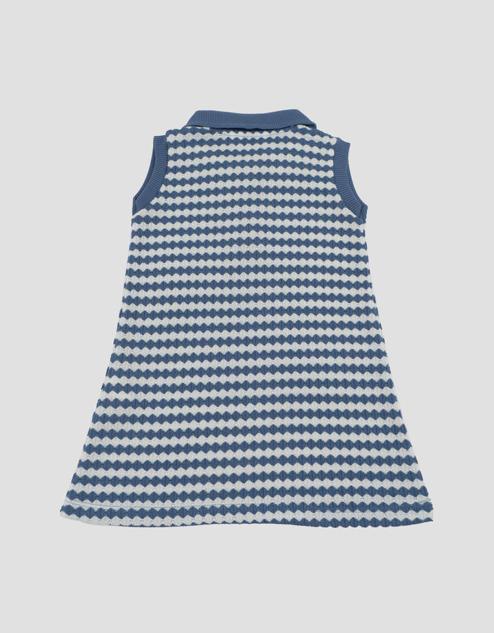 Little M Wavy Collar Dress Bayi